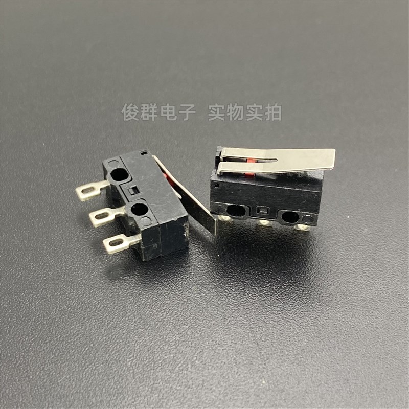 高铭COMAX MS-118405-B小型微动开关行程限位雷蛇罗技鼠标按键3脚 - 图1