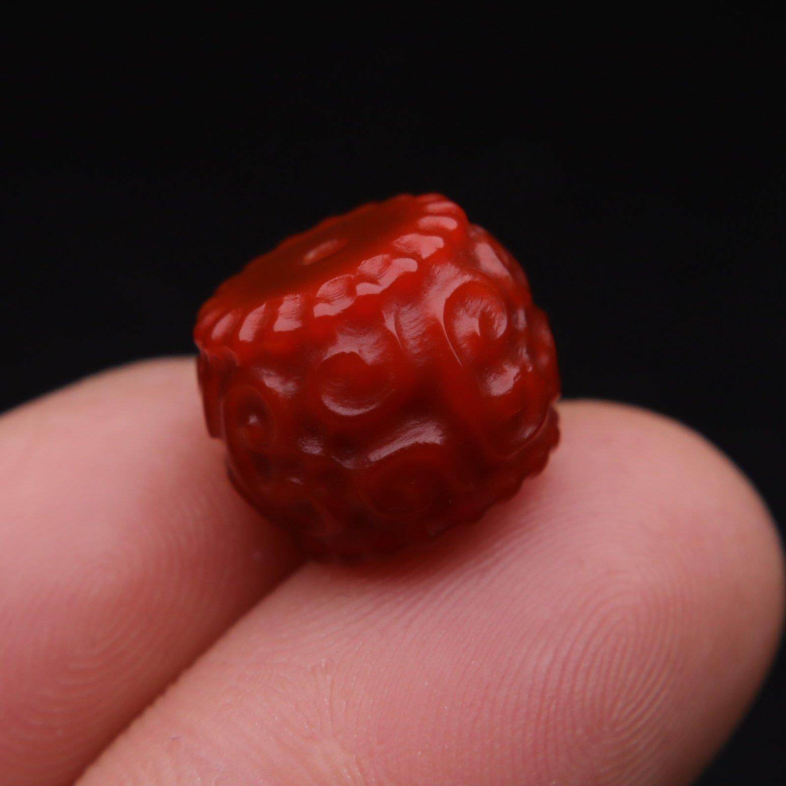 保真凉山满肉满色南红玛瑙回纹鼓珠桶珠算盘珠散珠DIY配饰新品,淘宝优惠券,粉丝福利购,淘宝优惠卷