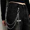 Trouser chain waist chain belt decorative chain punk ins chain