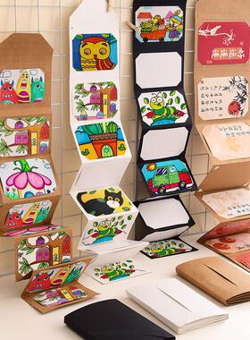 创意手工作品展示美工区角收纳册幼儿园小学评比绘画照片墙面墙贴