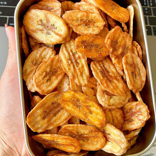 Better than potato chips! Charcoal grilled banana chips