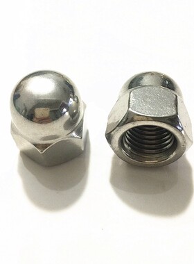 不锈钢盖型螺母一体盖形螺帽装饰螺丝封闭螺帽GB923盖帽M3~M20