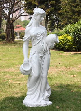 欧式人物雕像创意家居软装大型雕塑酒店门口迎宾装饰艺术品摆件