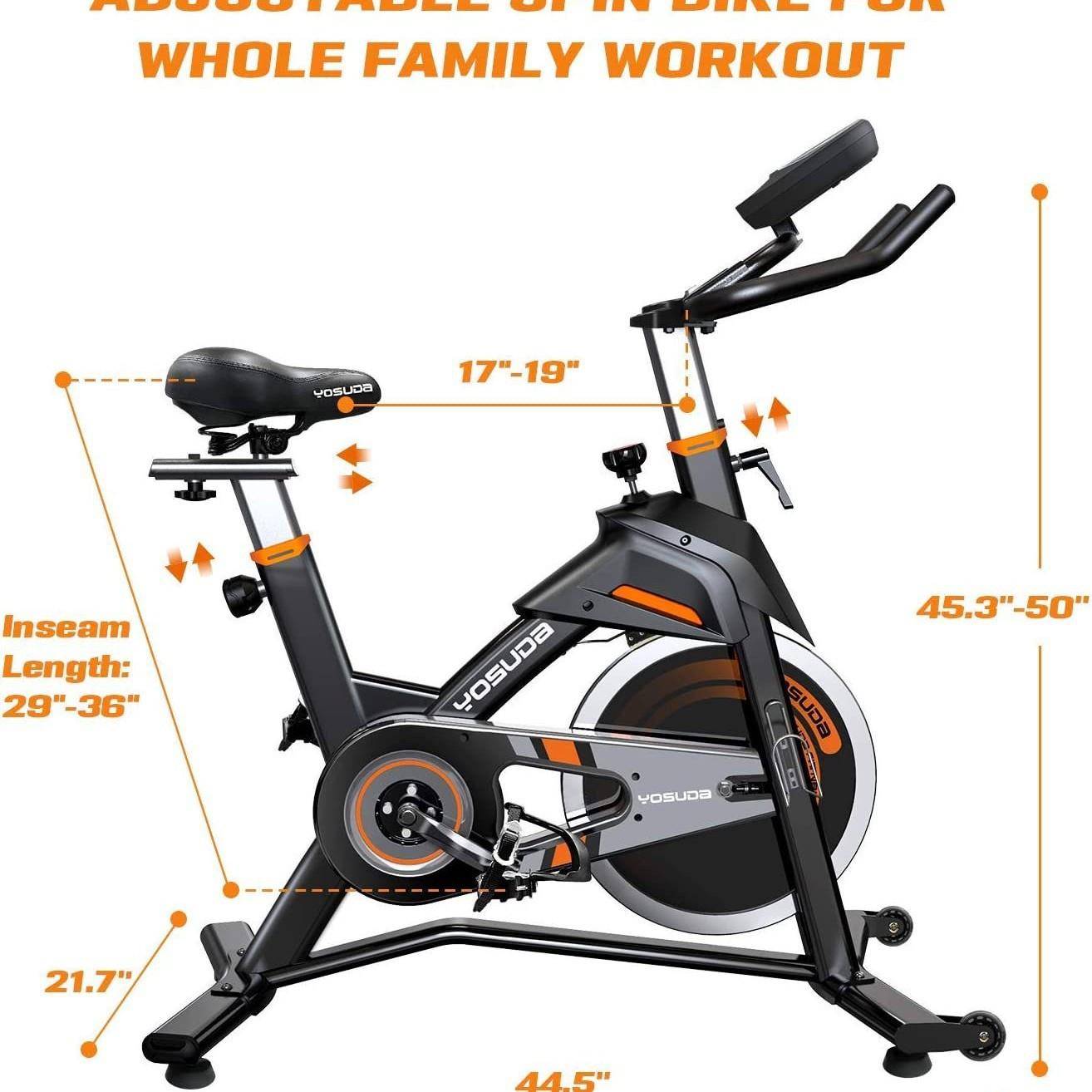 Cross-border popular Yosuda exercise bike, spinning bike, fitness equipment, home fitness bike, indoor spinning bike