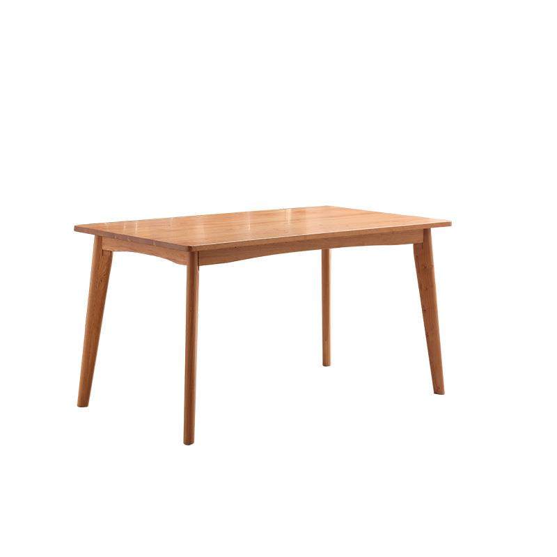 全实木简约长方形餐桌家用樱桃木小户型日式原木北欧餐桌椅组合,淘宝优惠券,粉丝福利购,淘宝优惠卷