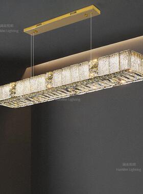 轻奢风客厅灯后现代水晶吊灯高档餐厅卧室主灯全屋套餐中山灯具