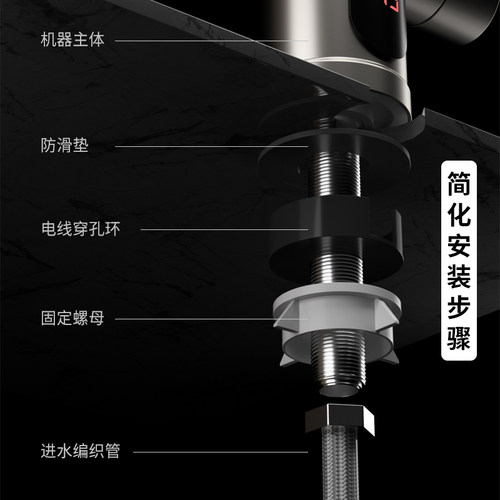 志高电热水龙头热水加热器速热即热式恒温冷热两用厨房家用热水器 - 图3