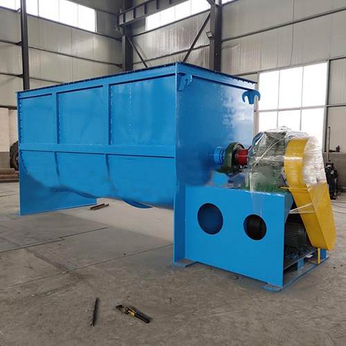 卧式饲料混合机不锈钢混合机不锈钢双螺带混合机欢迎咨询 - 图0