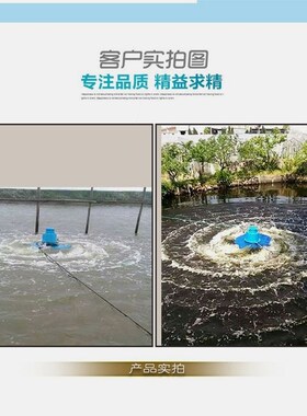 德国进口富 叶轮式增氧机涌浪式增氧机 池塘耕水式增氧机鱼塘增氧