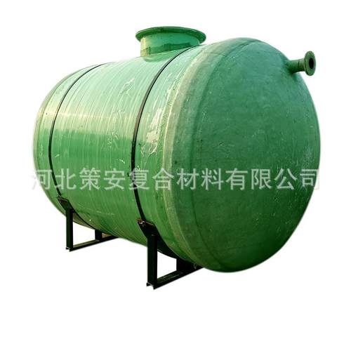 厂家供应卧式储罐搅拌储水罐50-100立方玻璃钢储罐卧式盐酸储罐 - 图3