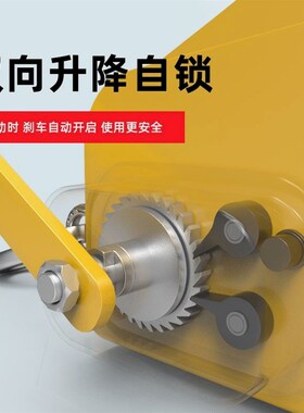 德国进口自锁式手摇绞盘手动绞盘手摇卷扬机带刹车带钢丝绳挂钩手