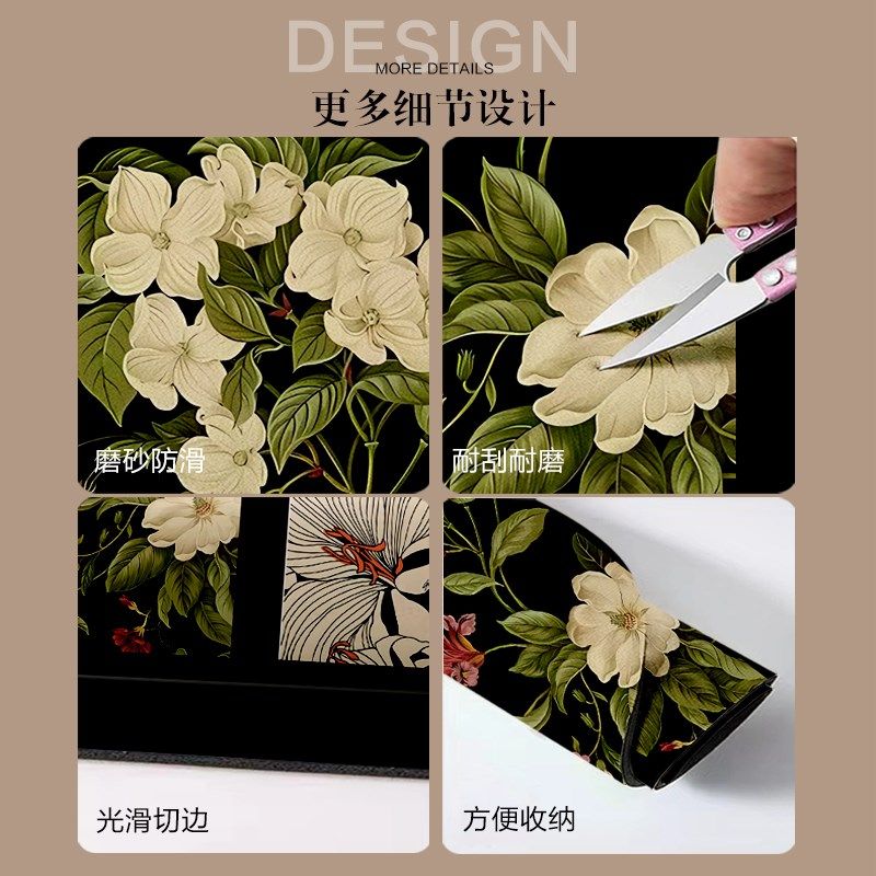 美式复古硅藻泥厨房地垫防滑防油可擦免洗耐脏地毯吸水垫浴室脚垫,淘宝优惠券,粉丝福利购,淘宝优惠卷