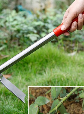 全钢小锄头农具工具农用户外两用种菜种花除草耙子家用地挖土栽菜