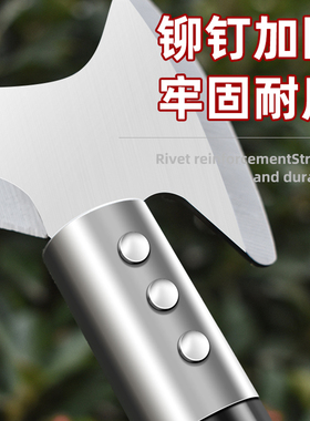 德国小镰刀户外砍树砍柴刀农用工具割草刀双砍长柄廉刀除草神器