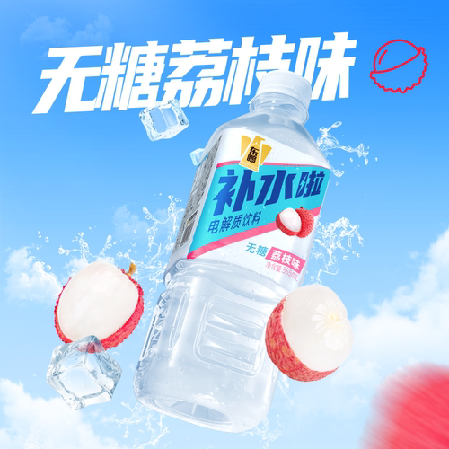 东鹏补水啦白桃味555ml电解质水饮料1瓶24瓶整箱特价官方正品批发 - 图2