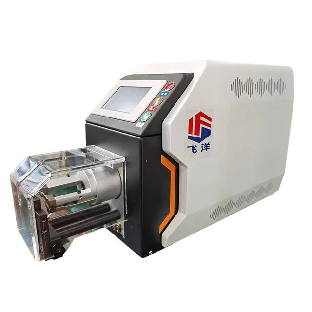 Coaxial wire stripping machine semi-automatic shielding layer antenna charging pile new energy wire stripping machine 5006