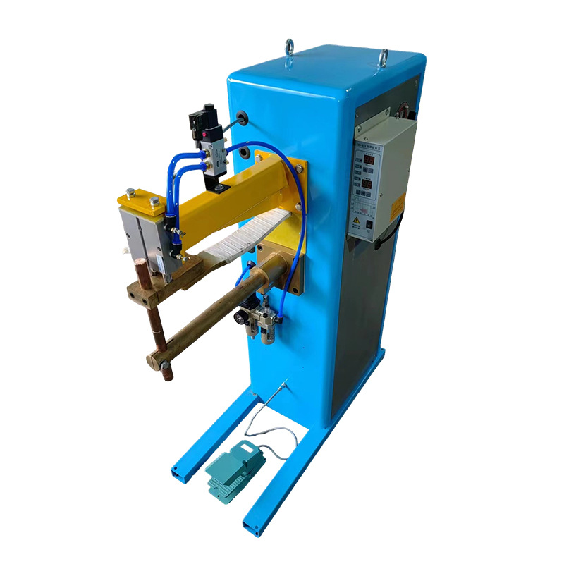 Small pneumatic welding machine manufacturer produces iron chassis galvanized stainless steel pedal AC metal spot welding machine