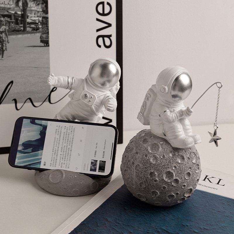 北欧宇航员收纳纸巾盒创意酒架摆件太空人客厅家居装饰品摆件软装,淘宝优惠券,粉丝福利购,淘宝优惠卷