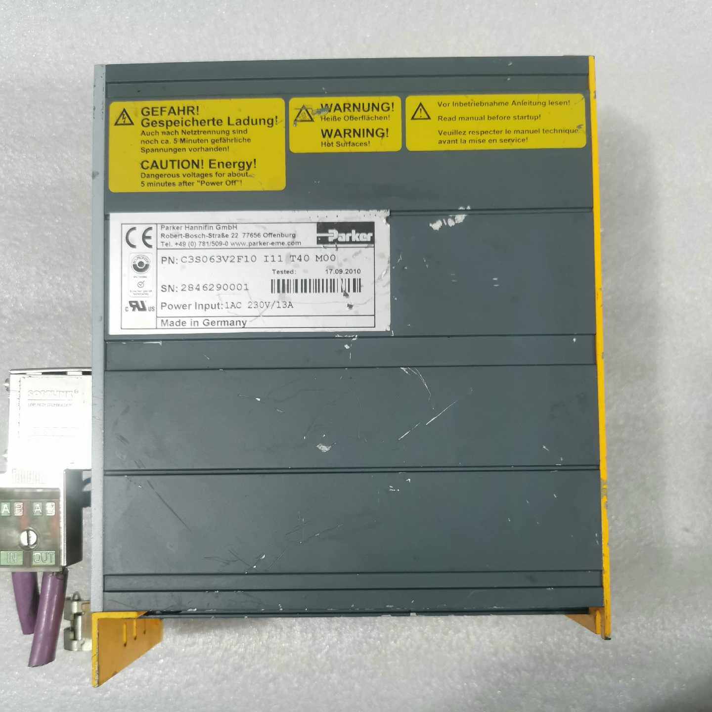 Parker派克伺服驱动器，拆机现货四台C3S063V2F1--议价商品 - 图2