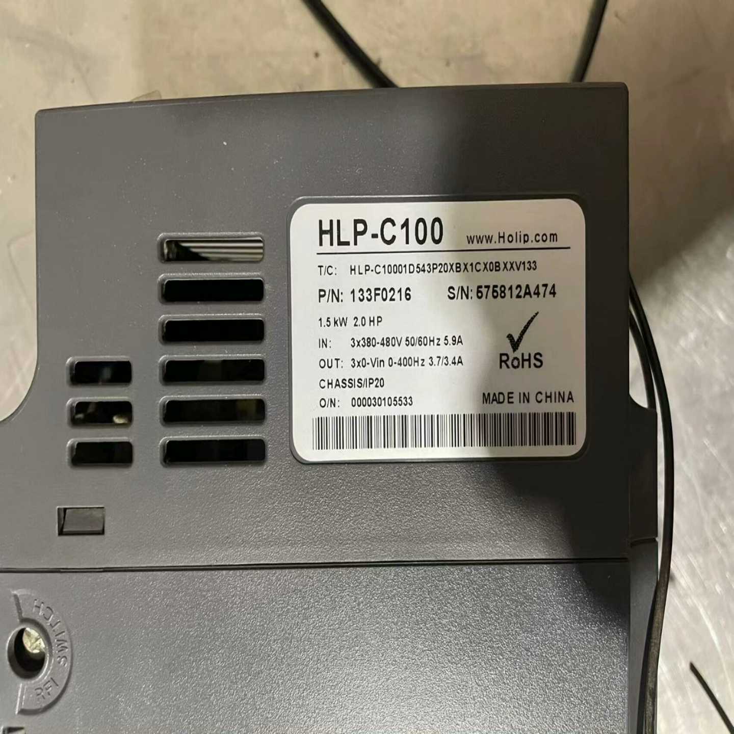 【议价】海利普变频器HLP-C100,1.5kw380V,适用 - 图0