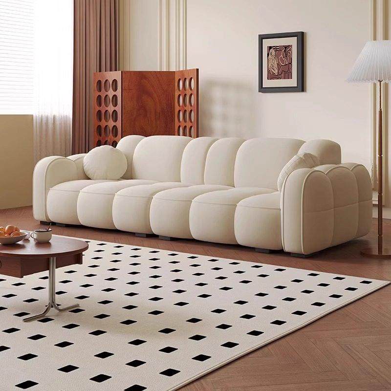 法式覆古饼干 干沙发家用客厅小户型宽大简约直排设计师新款布艺,淘宝优惠券,粉丝福利购,淘宝优惠卷