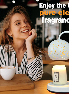 跨境简约氛围融烛灯家居装饰扩香香薰灯摆件小礼品台灯复古融蜡灯