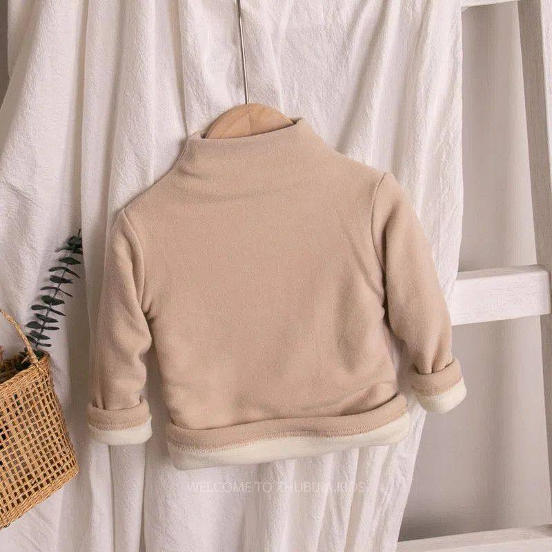 婴儿加绒打底衫秋冬装儿童加厚保暖上衣男女童宝宝一体绒T恤德绒,淘宝优惠券,粉丝福利购,淘宝优惠卷