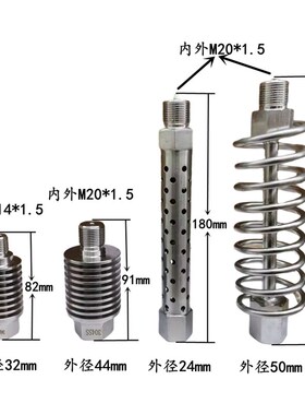 压力表散热器高温压力变送器 304不锈钢片式降温管冷凝管散热接头