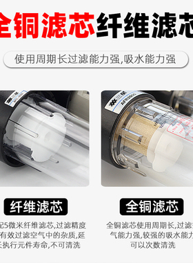 空压机SMC型气源处理器AW气动调压阀AR2000气泵油水分离器过滤器