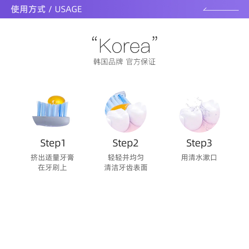 【自营】韩国进口欧志姆牙膏清新口气亮白去牙渍180g防蛀固齿