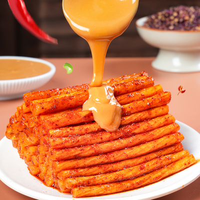 双仔火锅麻酱素牛筋味辣条经典麻辣解馋怀旧休闲小包零食