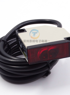 沪工E3JK-R4M1反射式直流24V交流亮通常开光电接近感应开关220