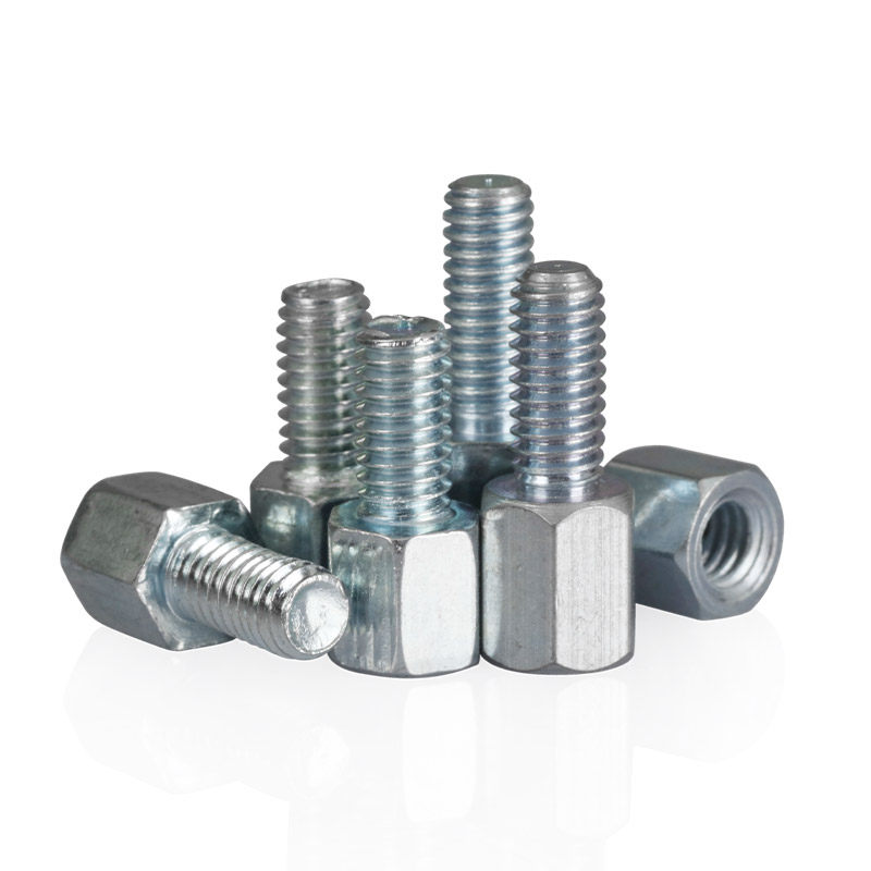 单头六角铁柱螺柱螺栓隔离支撑柱镀锌阴阳内外子母螺丝M3/4/5/6/8,淘宝优惠券,粉丝福利购,淘宝优惠卷