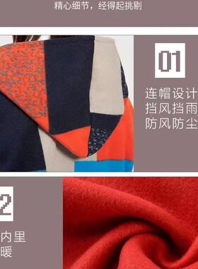 罩衣秋冬季加绒加厚中老年新款冬天防水防油围裙工作服女干活外穿