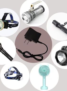 探露多用途强光LED探照灯手电筒手电迷你手电池双孔 充电器线