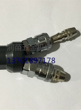 快速接头圆三通圆二通单通气泵空压机配件 三叉二叉 3通2通快拧8