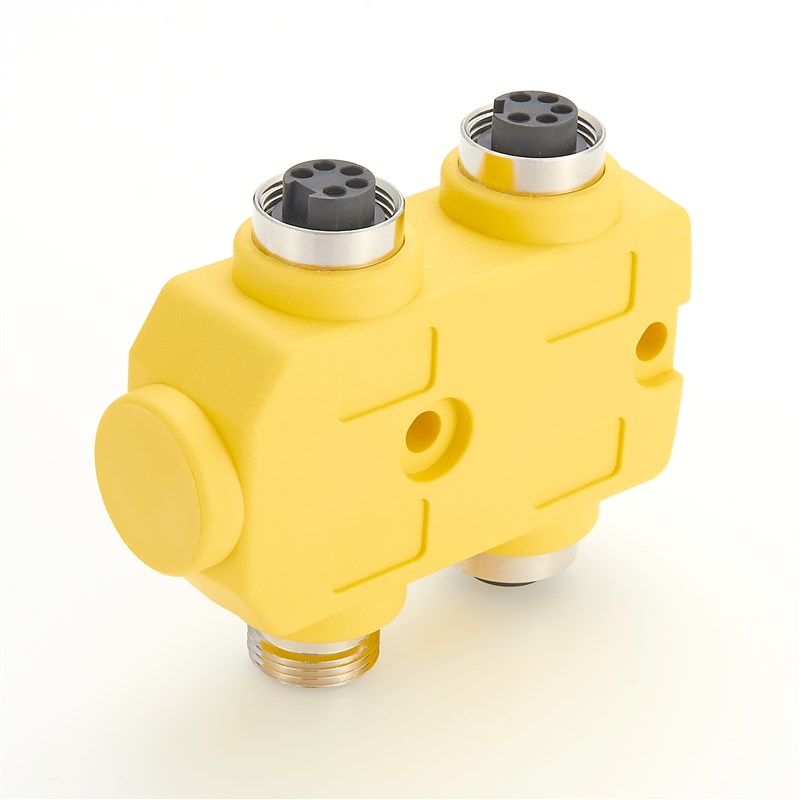 IO网关拓展模块7/8电源分线盒 集线盒4端口8端口3芯4芯通讯模块 - 图0