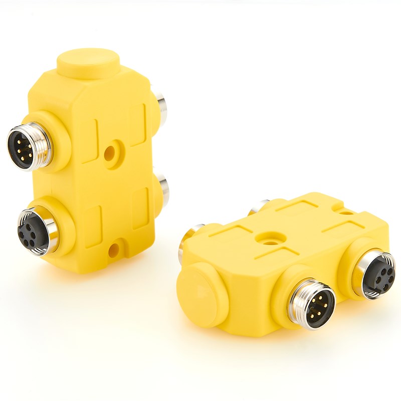 IO网关拓展模块7/8电源分线盒 集线盒4端口8端口3芯4芯通讯模块 - 图1