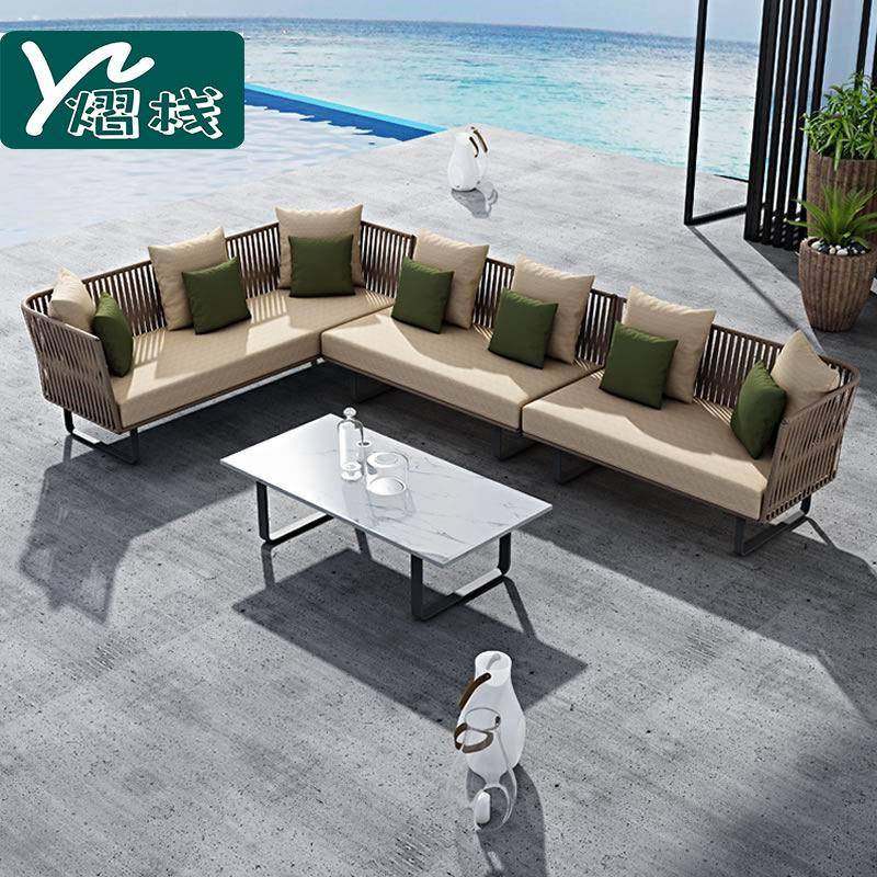 阳台藤沙发编沙发椅庭院三人双人藤椅L型组合客厅露台藤编制家具,淘宝优惠券,粉丝福利购,淘宝优惠卷