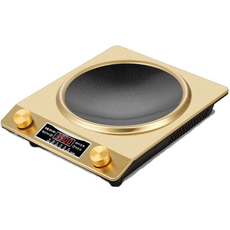 3500W旋钮凹面电磁炉商用家用电磁灶台式爆炒火锅电炉双旋钮电磁 - 图3