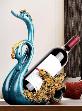 高档轻奢创意家居客厅装饰工艺礼品摆饰酒柜红酒架摆件卧室结婚礼