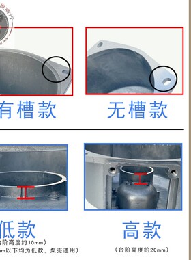汽油机铝水泵配件4寸 3寸 2寸水泵泵壳 168F170F抽水泵 泵体外壳