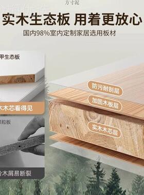 实书木书桌架一体初户学高中学生习桌书柜小型卧室小WLS型电脑桌