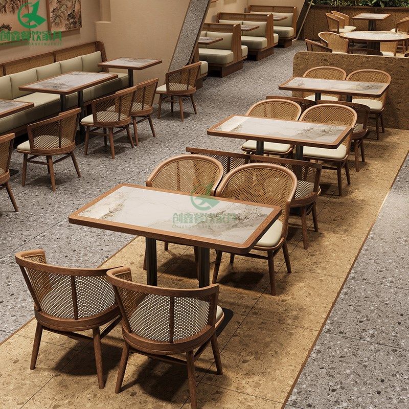 定制东南亚主题餐厅卡座餐桌火锅烤肉店西餐厅茶餐厅商用桌椅组合,淘宝优惠券,粉丝福利购,淘宝优惠卷