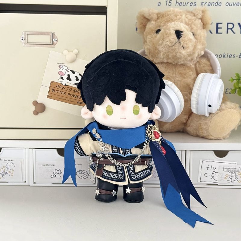 黑暗骑士娃衣20cm40cm娃衣坐姿一番赏棉花娃娃正常体毛绒公仔衣服 - 图2