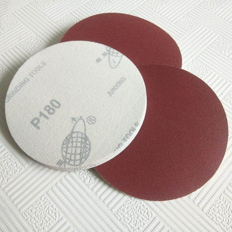 君星牌5寸植绒砂纸片 圆盘砂纸 拉绒片125MM气动打磨机角磨机磨片,淘宝优惠券,粉丝福利购,淘宝优惠卷