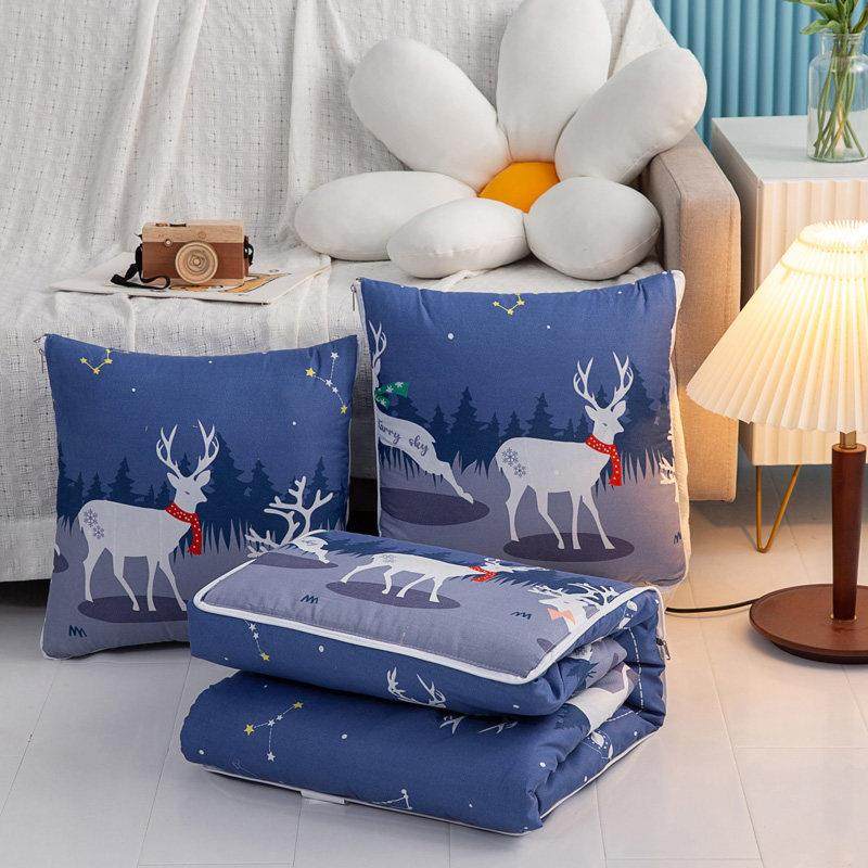 加厚抱枕被子两用二合一折叠汽车载枕头被办公室午睡毯子沙发靠枕,淘宝优惠券,粉丝福利购,淘宝优惠卷