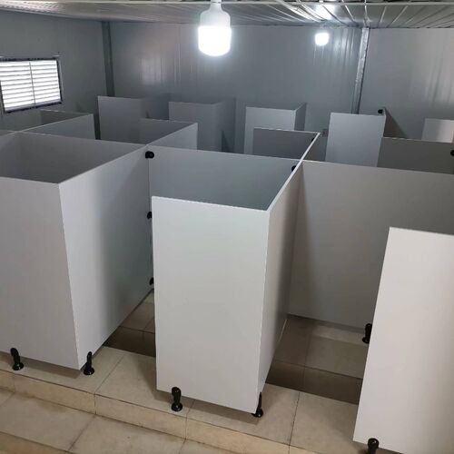 公共简易卫生间隔断板工地T型L型厕所隔K断门学校洗手间小便池挡 - 图2