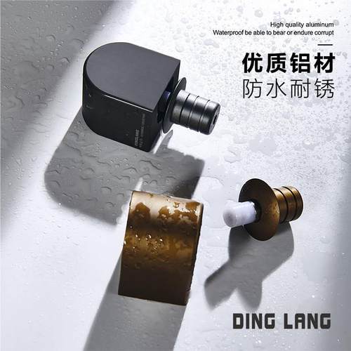 鼎朗新款门吸强磁防风隐形静音门阻器卫生间磁吸地吸防撞门挡门碰 - 图1