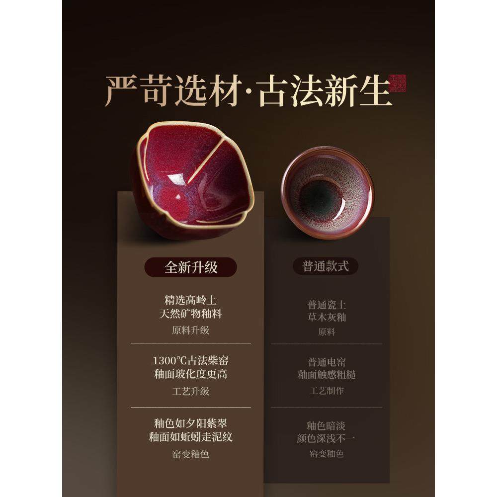 五大名窑茶杯茶具套装大师级高档主人杯品杯茶盏商务送礼生日礼物,淘宝优惠券,粉丝福利购,淘宝优惠卷